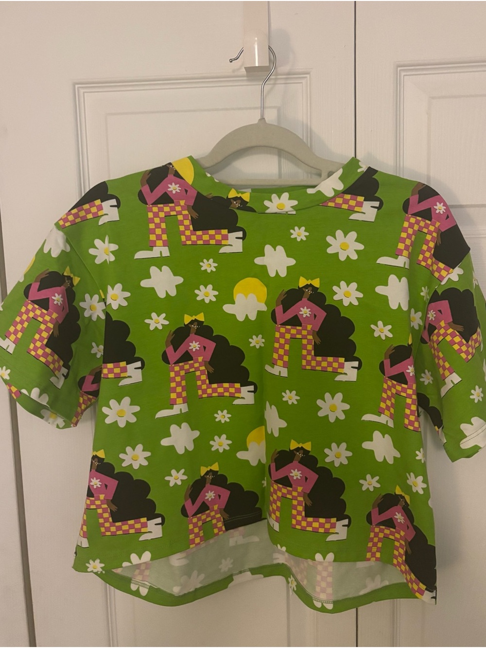 Nooworks Checkered Ladies Crop Top 💚🖤